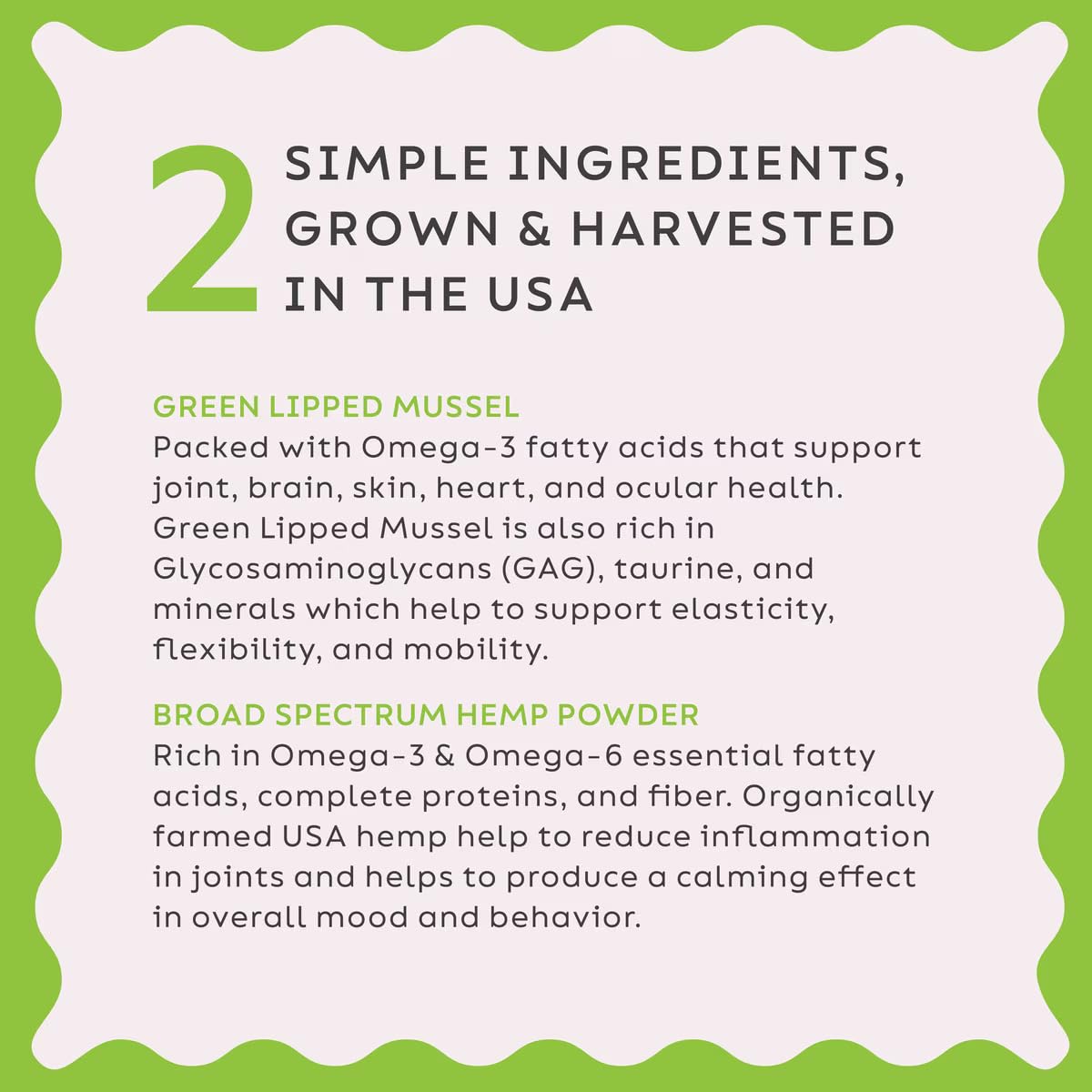 Super Snouts product servings graphic showing up to 60 servings