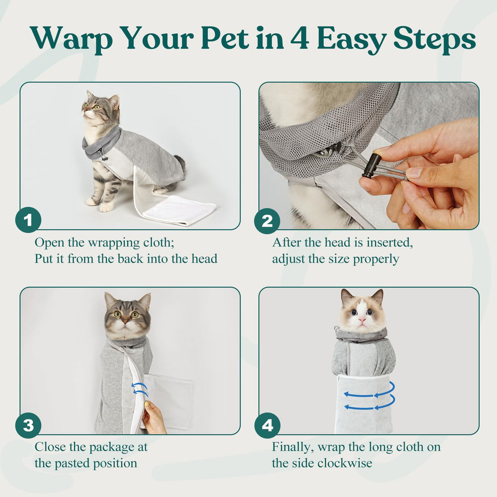 Supet wrap fabric is machine-washable and non-stick for easy cleaning.