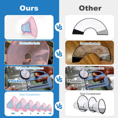 Supet cone collar available in multiple sizes for dogs and cats.