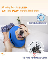 Supet cone fabric interior with air cushion for neck support and visibility.