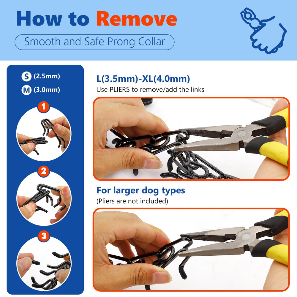 Supet 18-inch large collar helps confident control during walks.