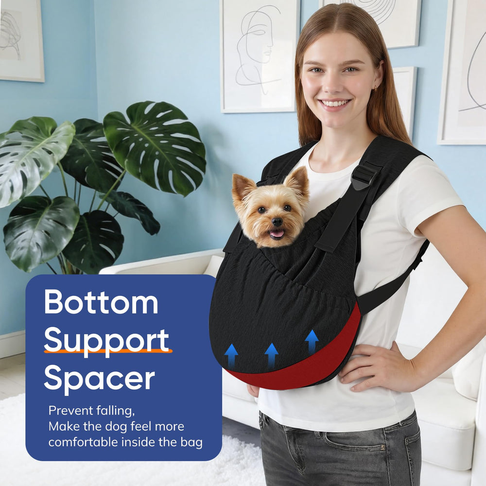 Supet vet-safe wrap provides secure support during visits