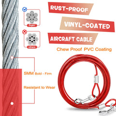 Supet vinyl-coated cable resists biting and corrosion for lasting outdoor use