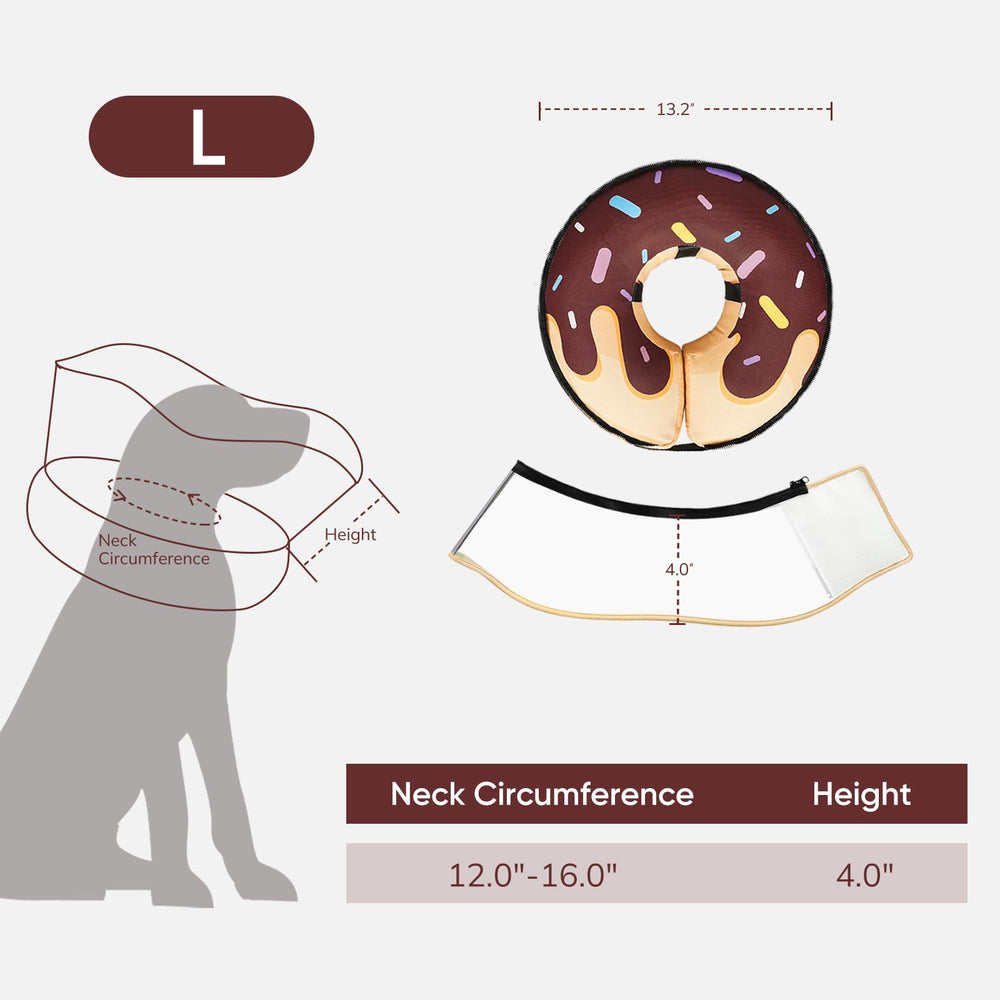 Supet double secure fit helps large breeds stay protected during healing.