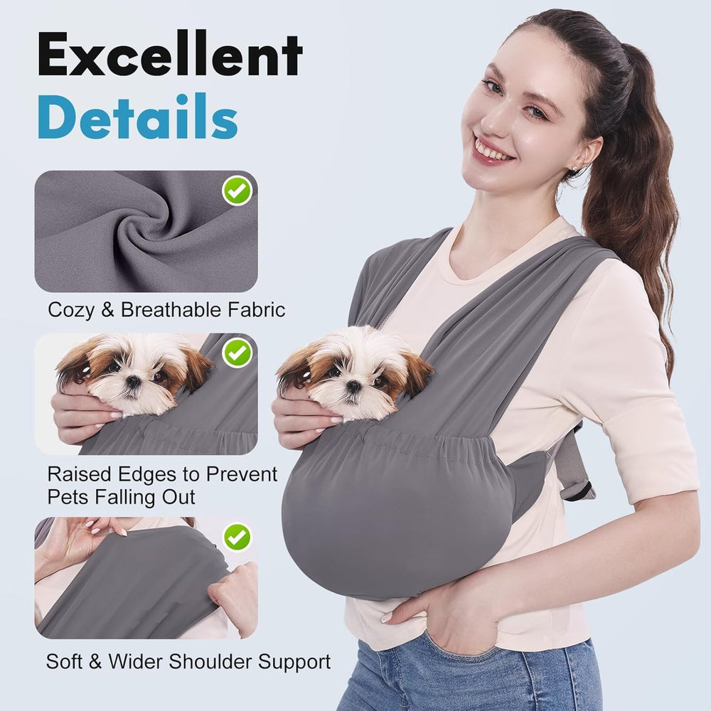 Supet gray regular-0-9-lbs fits small dogs and cats comfortably.