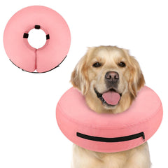 Supet inflatable donut collar overview showing soft neck barrier.