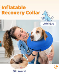 Supet inflatable cone showing donut shape for post-surgery recovery and comfort.