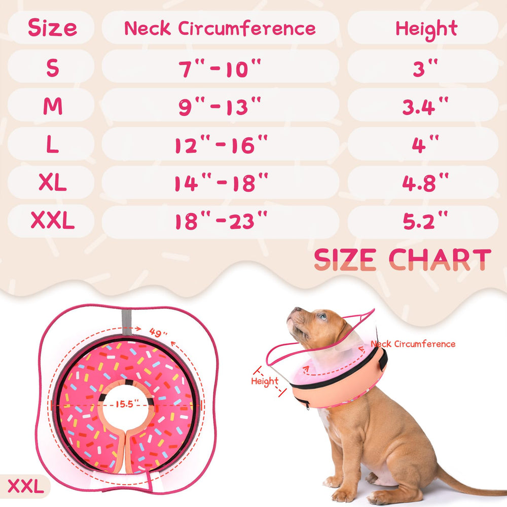 Supet interior attachment keeps the collar aligned with a regular collar