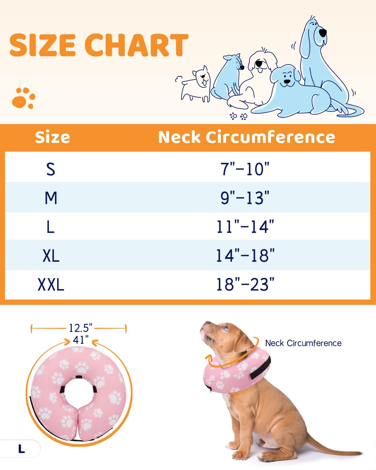 Supet lightweight air bag support image illustrating neck comfort without bulk