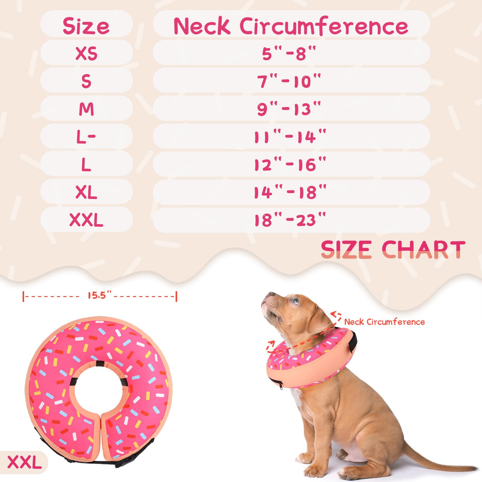 Supet inflatable collar during play preserves dog’s vision and mobility.