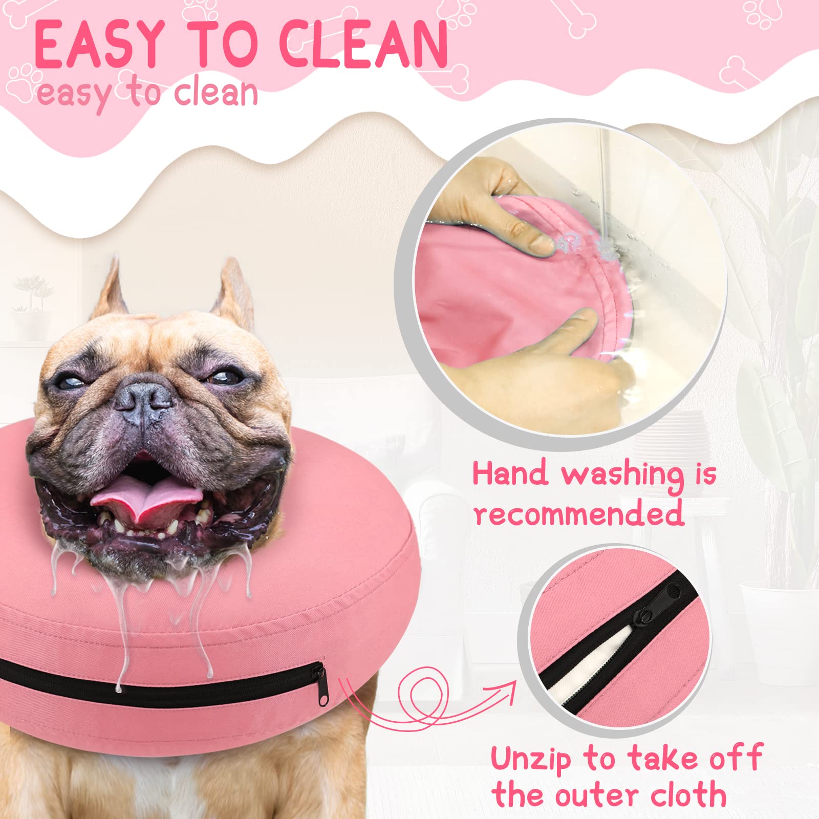 Supet lightweight design allows natural movement with collar.