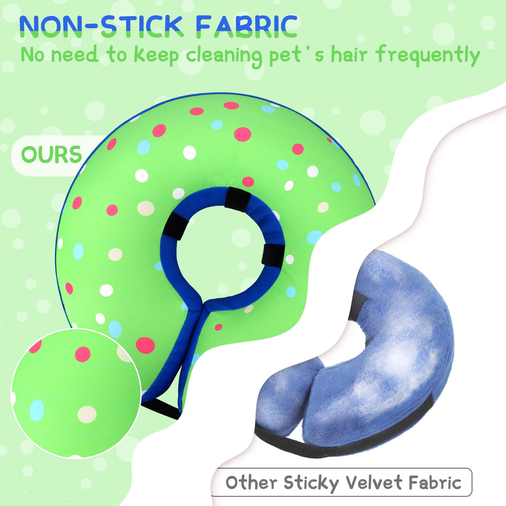 Supet lightweight inflatable collar allowing natural movement