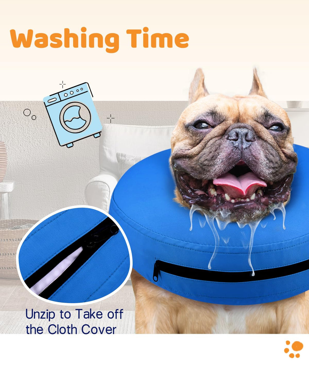 Supet post-surgery recovery collar providing comfortable neck support.