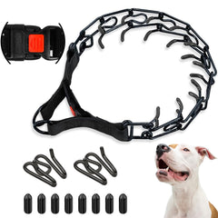 Supet No Pull Collar close-up with sturdy buckle for safe training