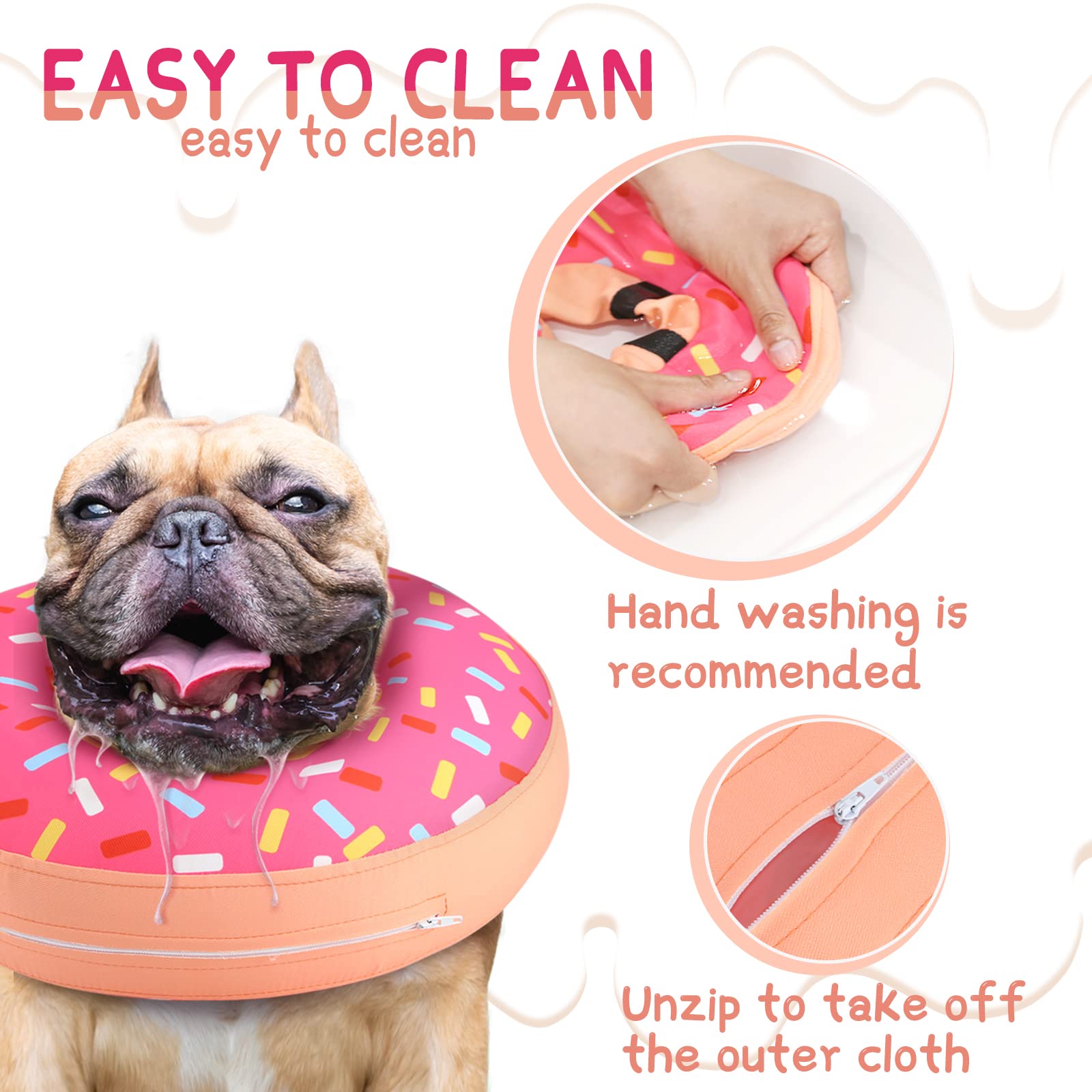 Supet non-stick fabric exterior resists fur buildup and is easy to clean.