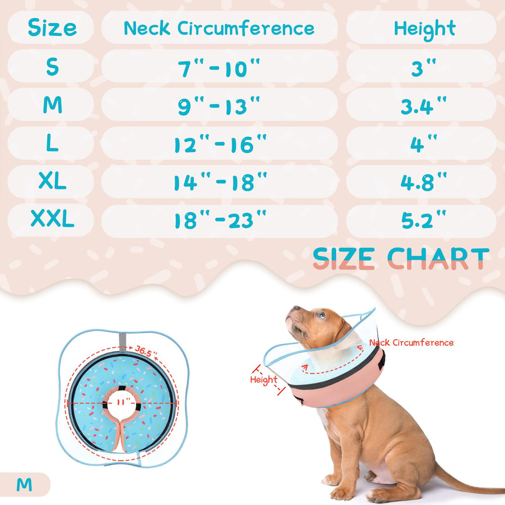 Supet non-slip exterior helps keep the collar in place during daily activity.