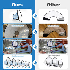 Supet soft edge material provides gentle neck comfort during wear.