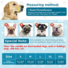 SuplutuX muzzle on a dog during a walk to prevent bites while allowing panting