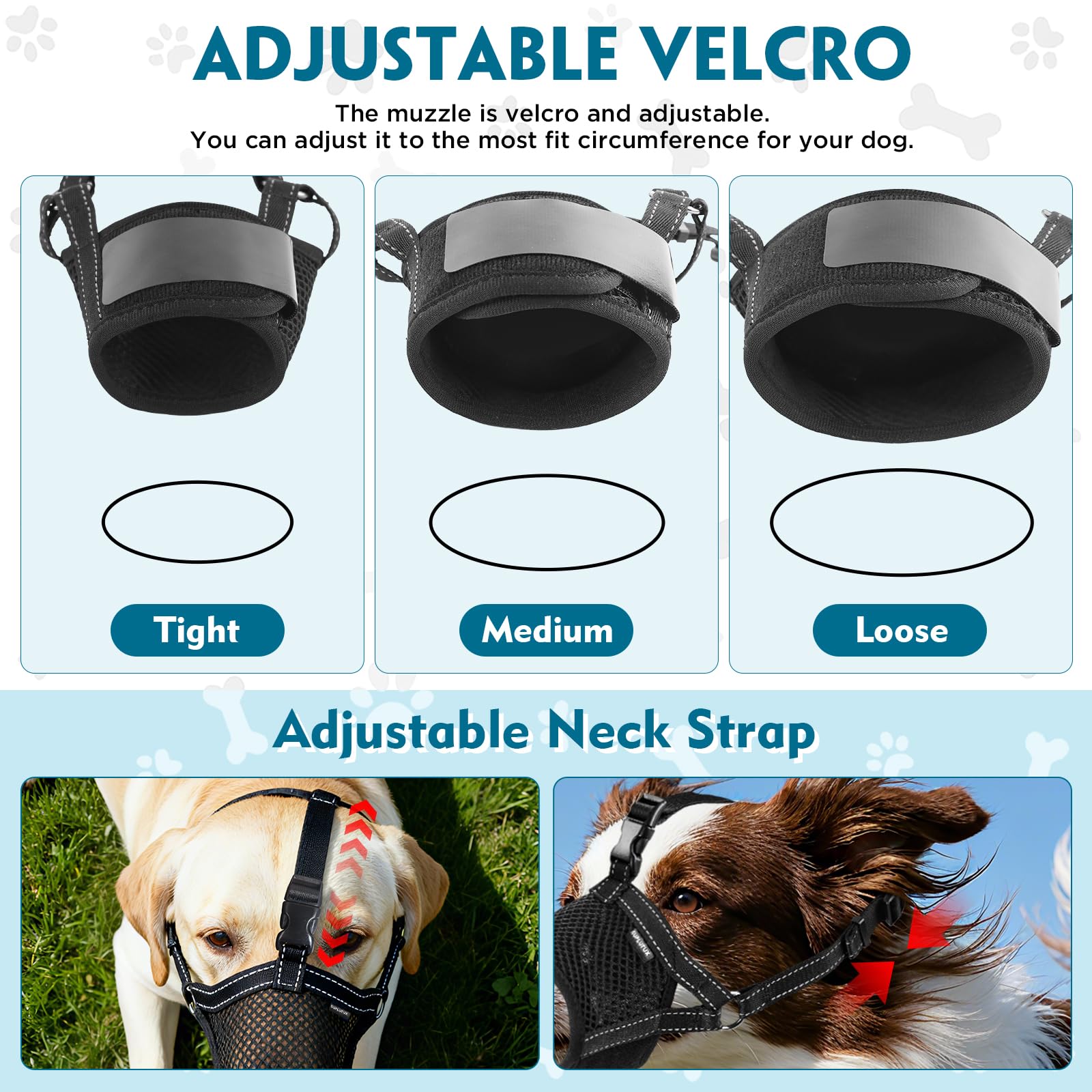 Lightweight durable SuplutuX muzzle designed for long lasting use