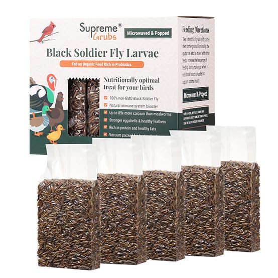 Supreme Grubs molting-support-treat image; supports feather growth during molts