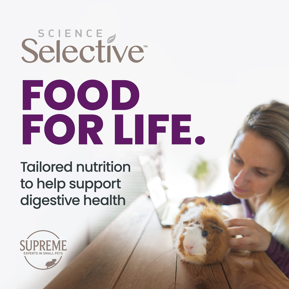 Supreme Petfoods Science Selective ingredients display dandelion and fennel for natural flavor and digestion support.