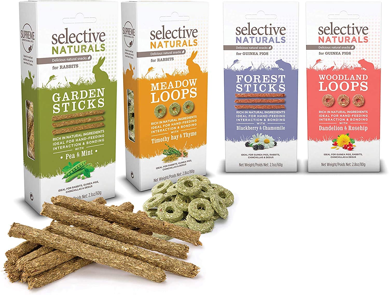 Pet interaction scene with Woodland Loops, supporting bonding during treat time.