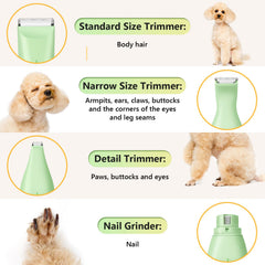 SUPRENT ceramic blade low-noise design for calm pet grooming