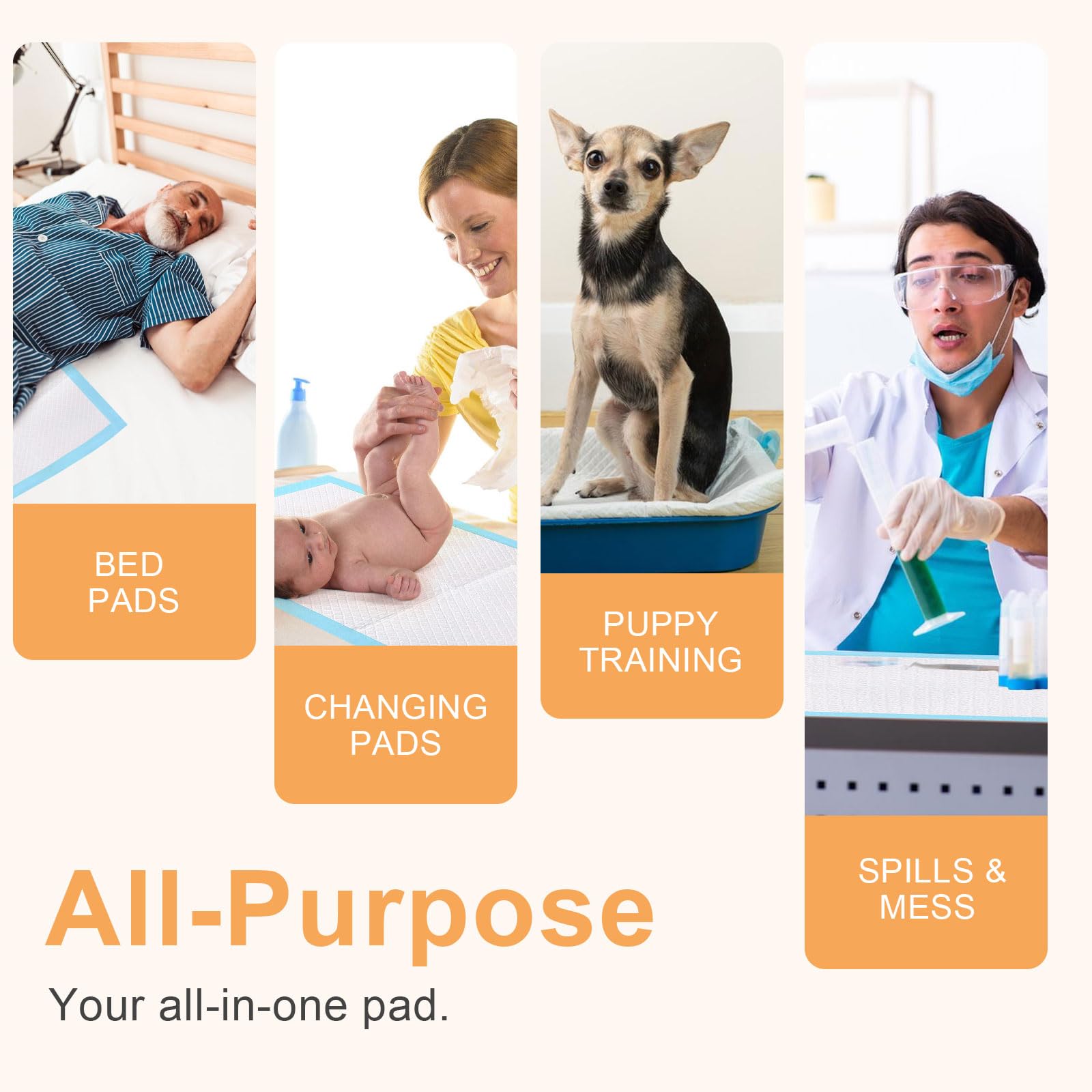 SUPRONLOVE cleanup pads are ideal for travel and spills.