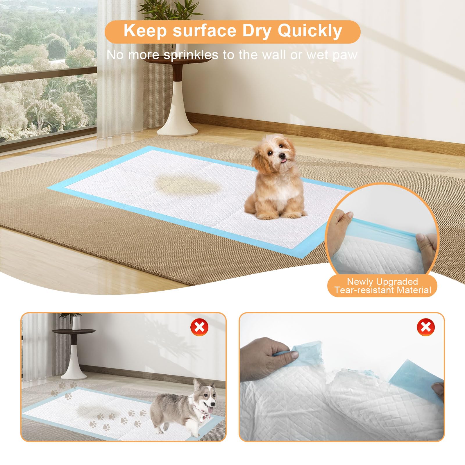SUPRONLOVE multi-use pet training pad for dogs, cats, and more.