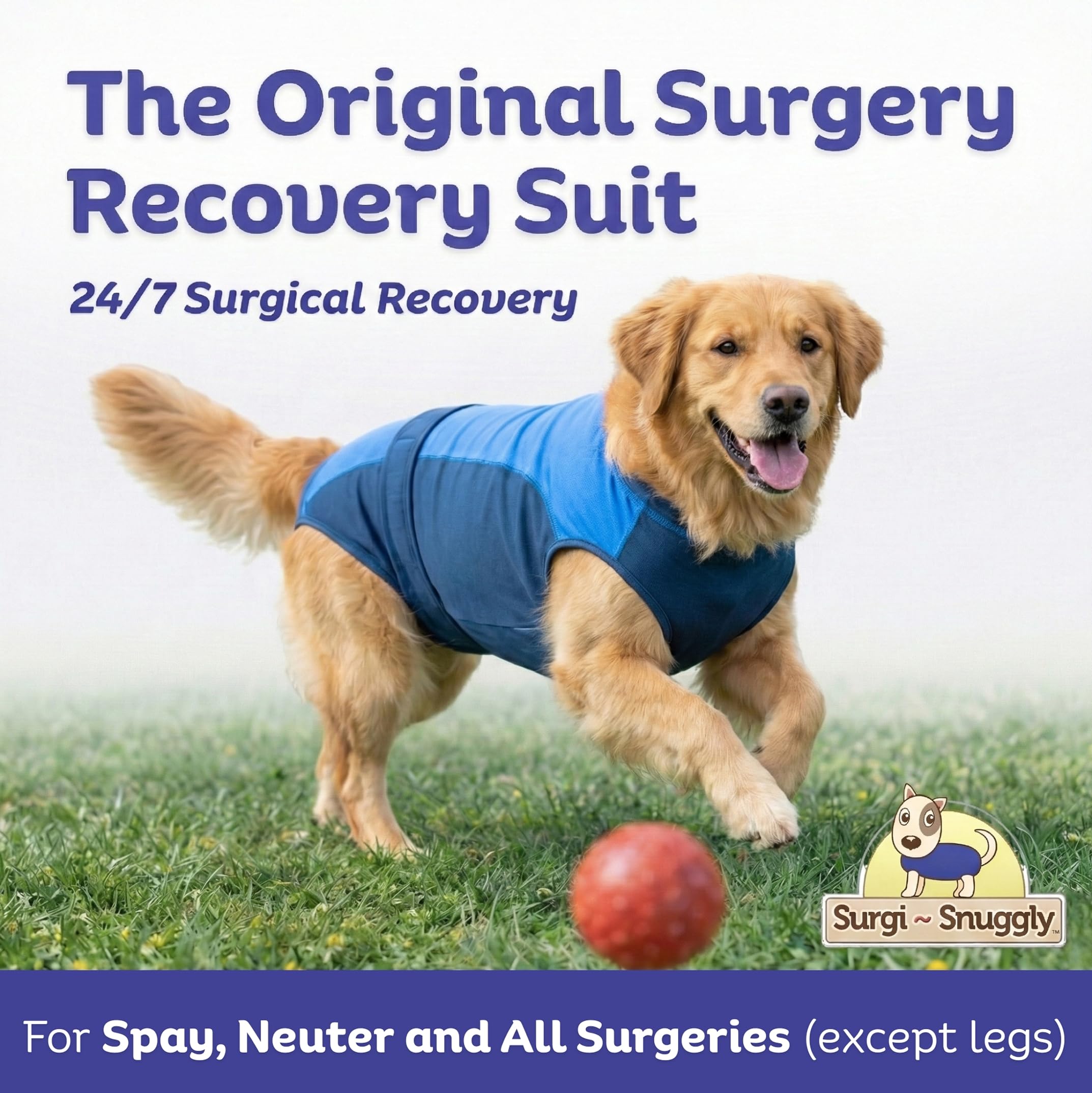 Surgi~Snuggly XL spine 21-24 inches ensures secure fit.