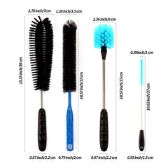 Suseg brushes with soft bristles for gentle aquarium cleaning.