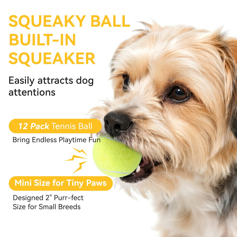 Susu and Wuwu small-dog squeaky ball designed to engage curious puppies safely.