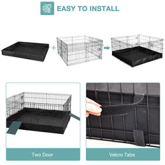 Suumerpety Rabbit Playpen sliding trays simplify cleaning between sessions