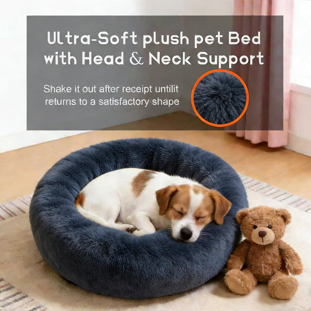 SUVAMJAM Comfort Donut Bed outer edge close-up showing plush rim.