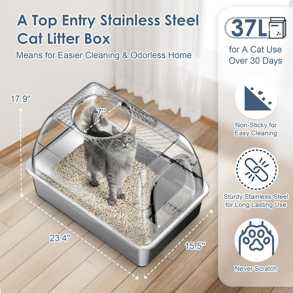 Suzzipaws dimensions view illustrates 23.4 by 15.5 inch footprint