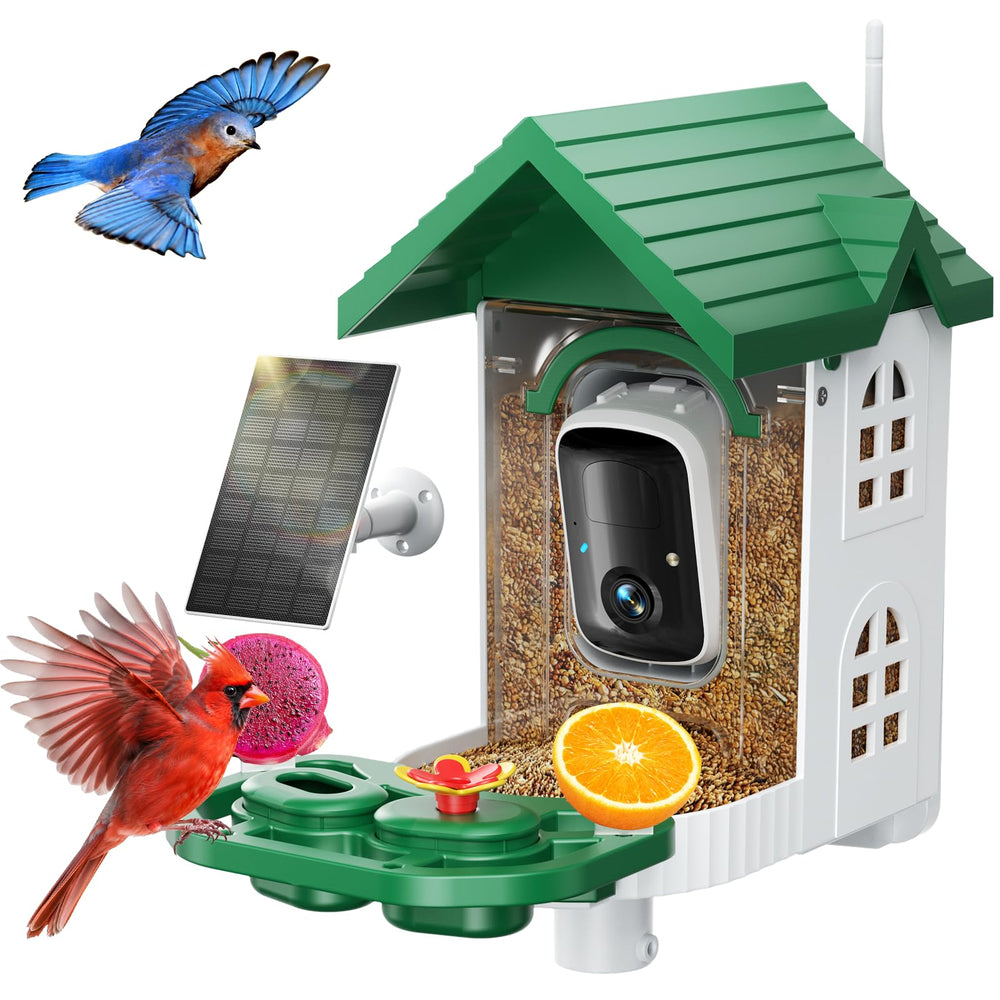 SV3C Bird Feeder camera with solar power for continuous birdwatching