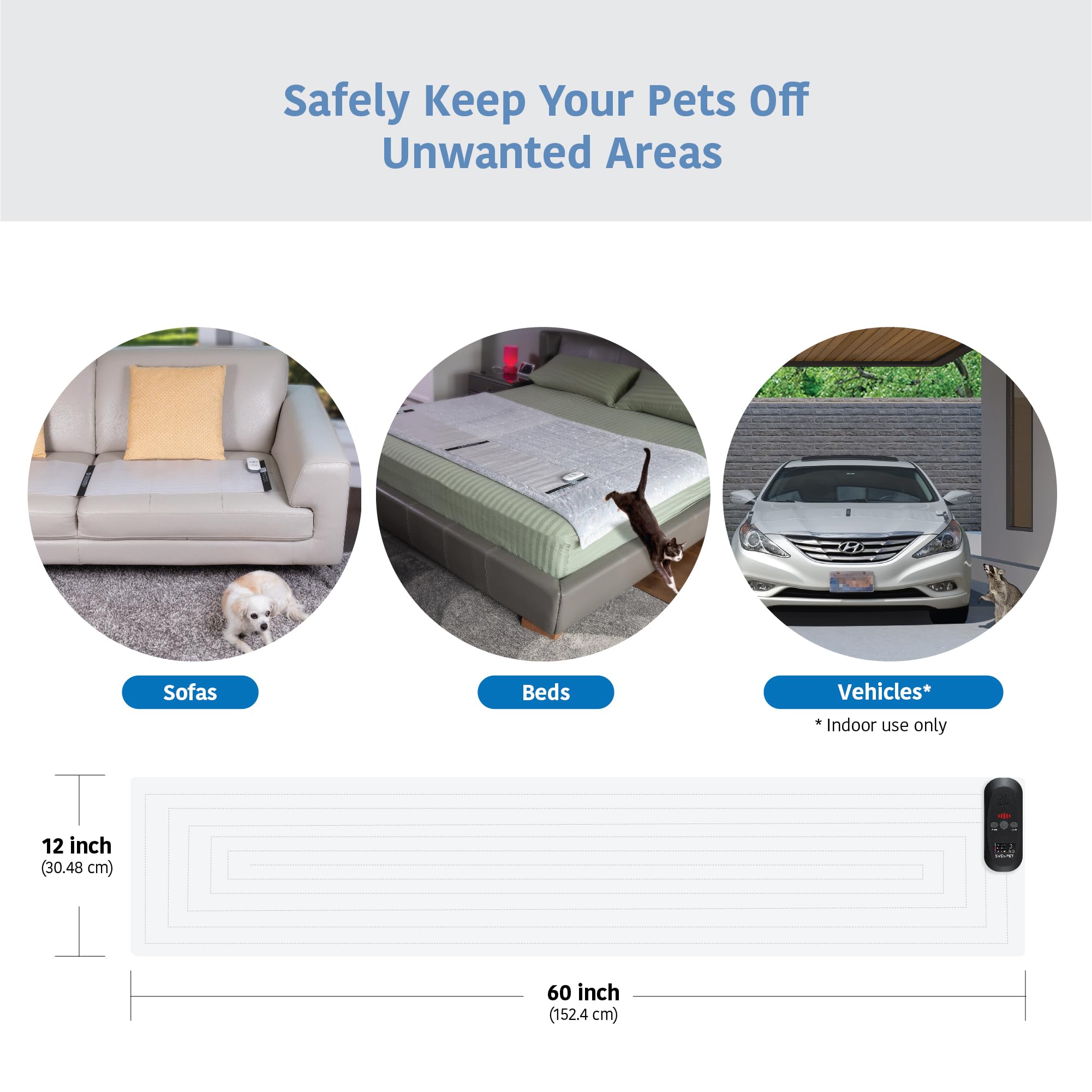 SVD.PET static and beep modes for versatile behavior guidance
