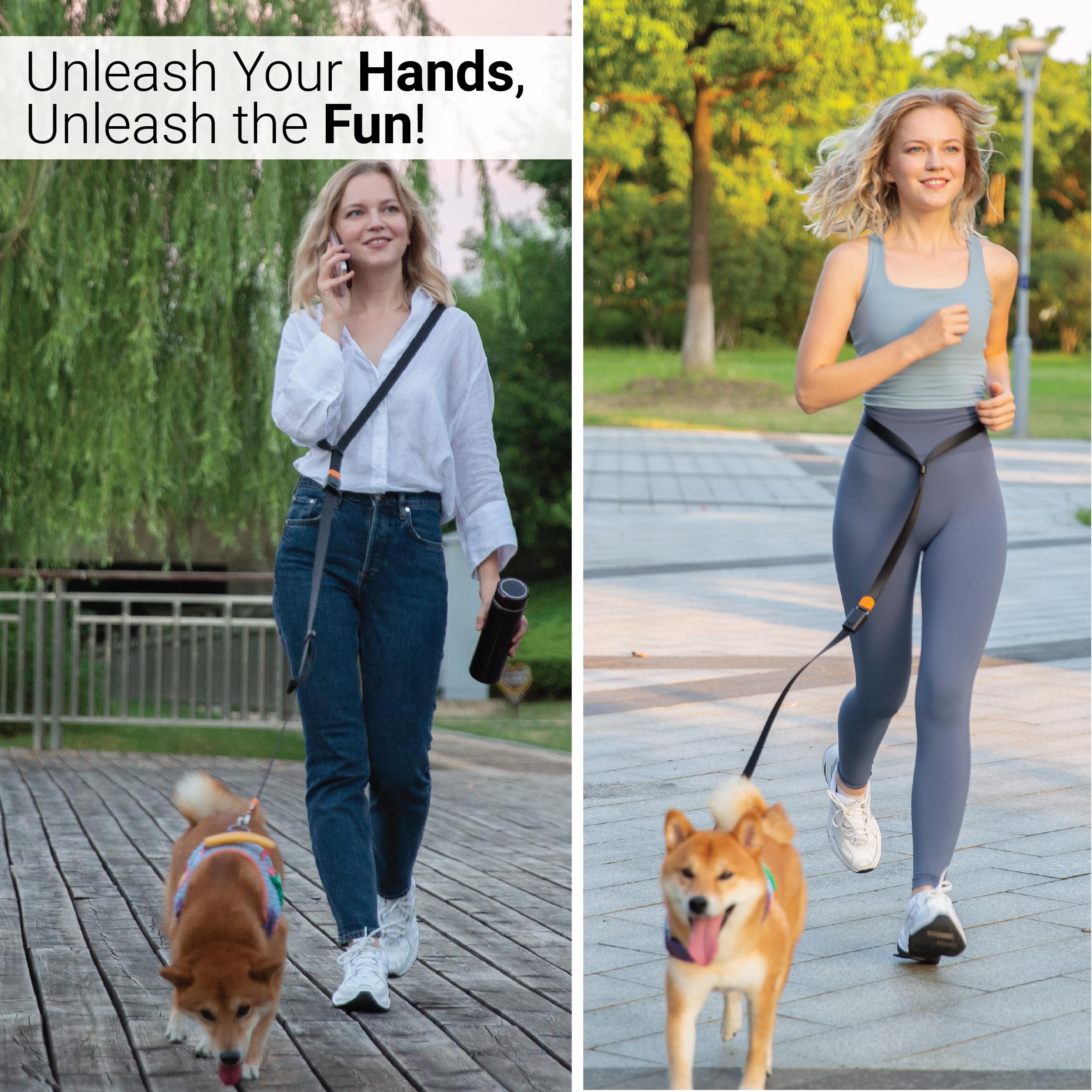 SVD.PET 8-foot leash length gives dogs space to roam safely.