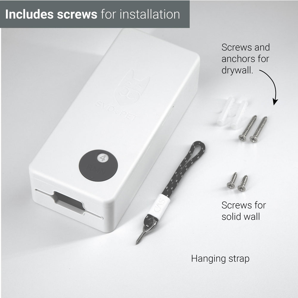 SVD.PET magnetic lid enables one-handed opening for fast bag access