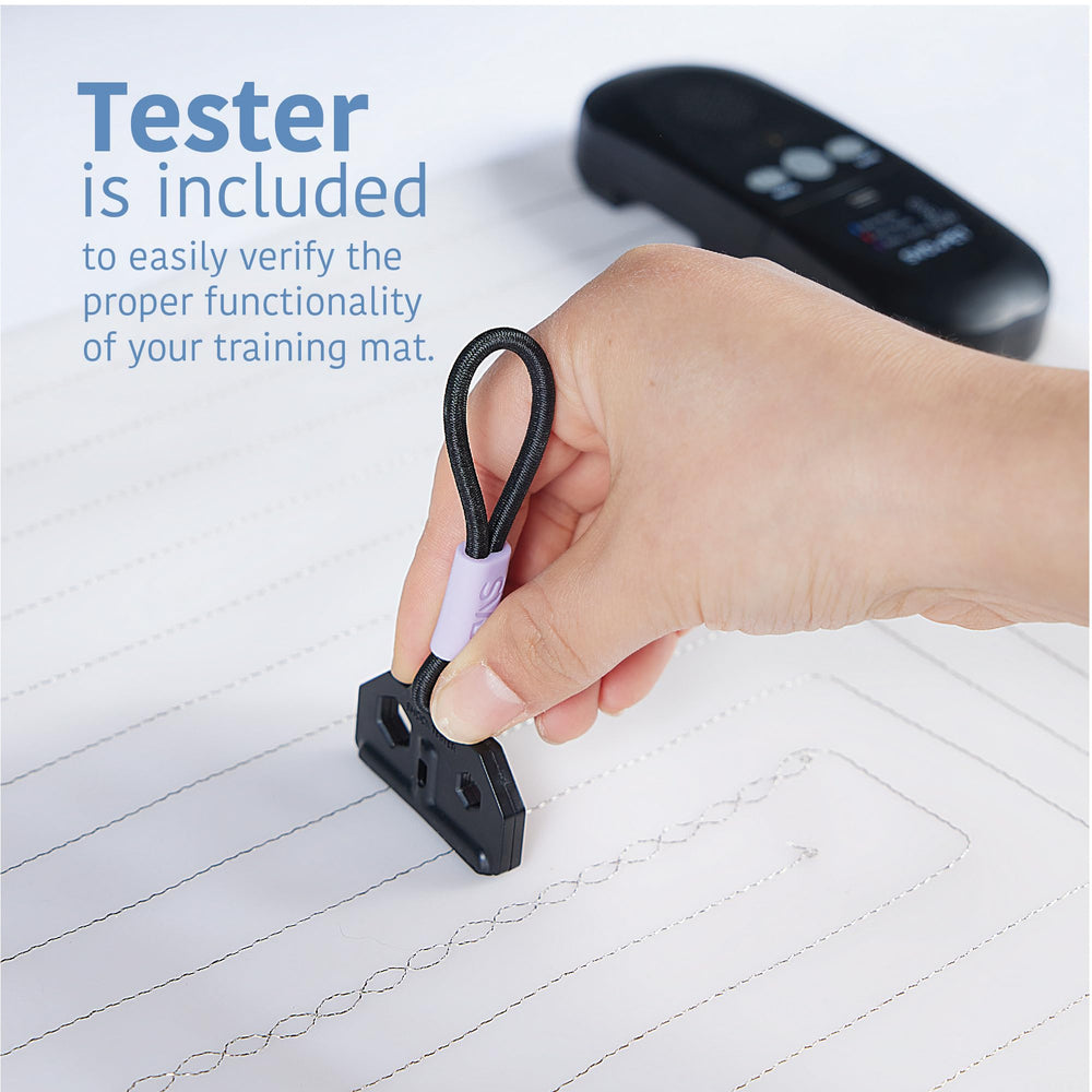 SVD.PET mat with higher line density improves detection accuracy.