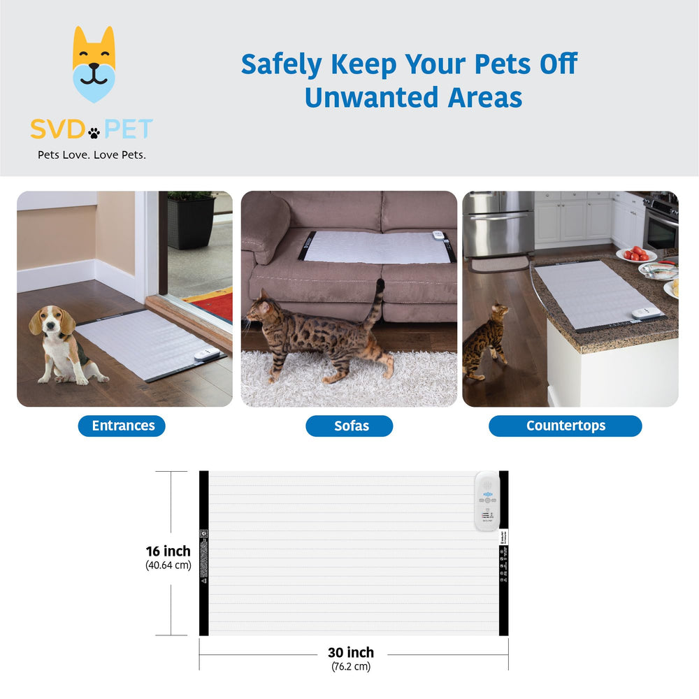 Create pet barriers on couches and counters with SVD.PET mats