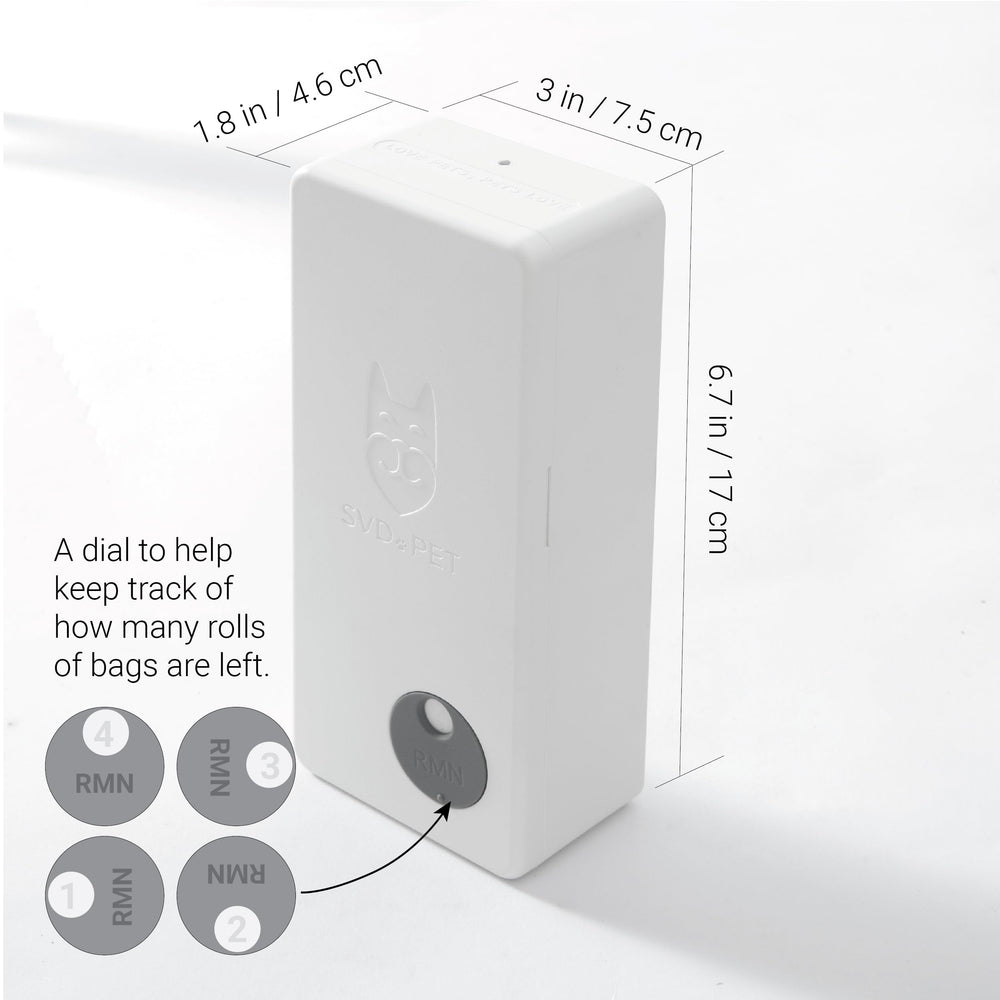 SVD.PET poop bag dispenser rainproof keeps contents dry in wet weather