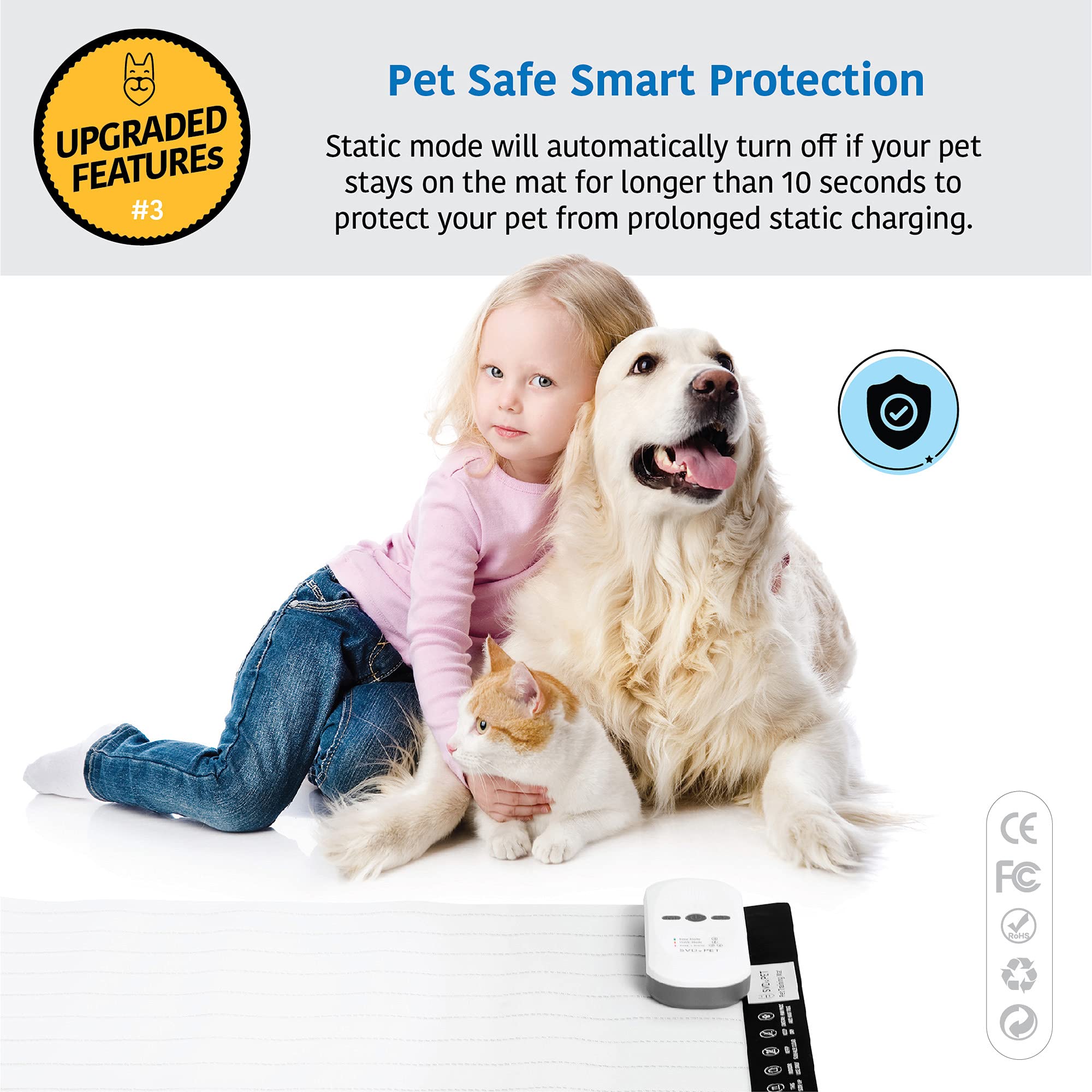 SVD.PET indoor-use friendly mat for home training setups