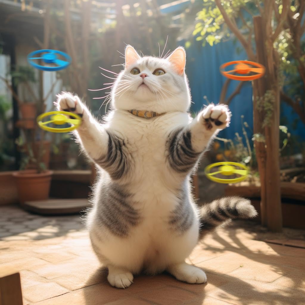 Svemei cat fetch toy durable ABS construction for lasting fun