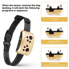 Svtrat bark collar safety mode indicator signals temporary pause after bursts