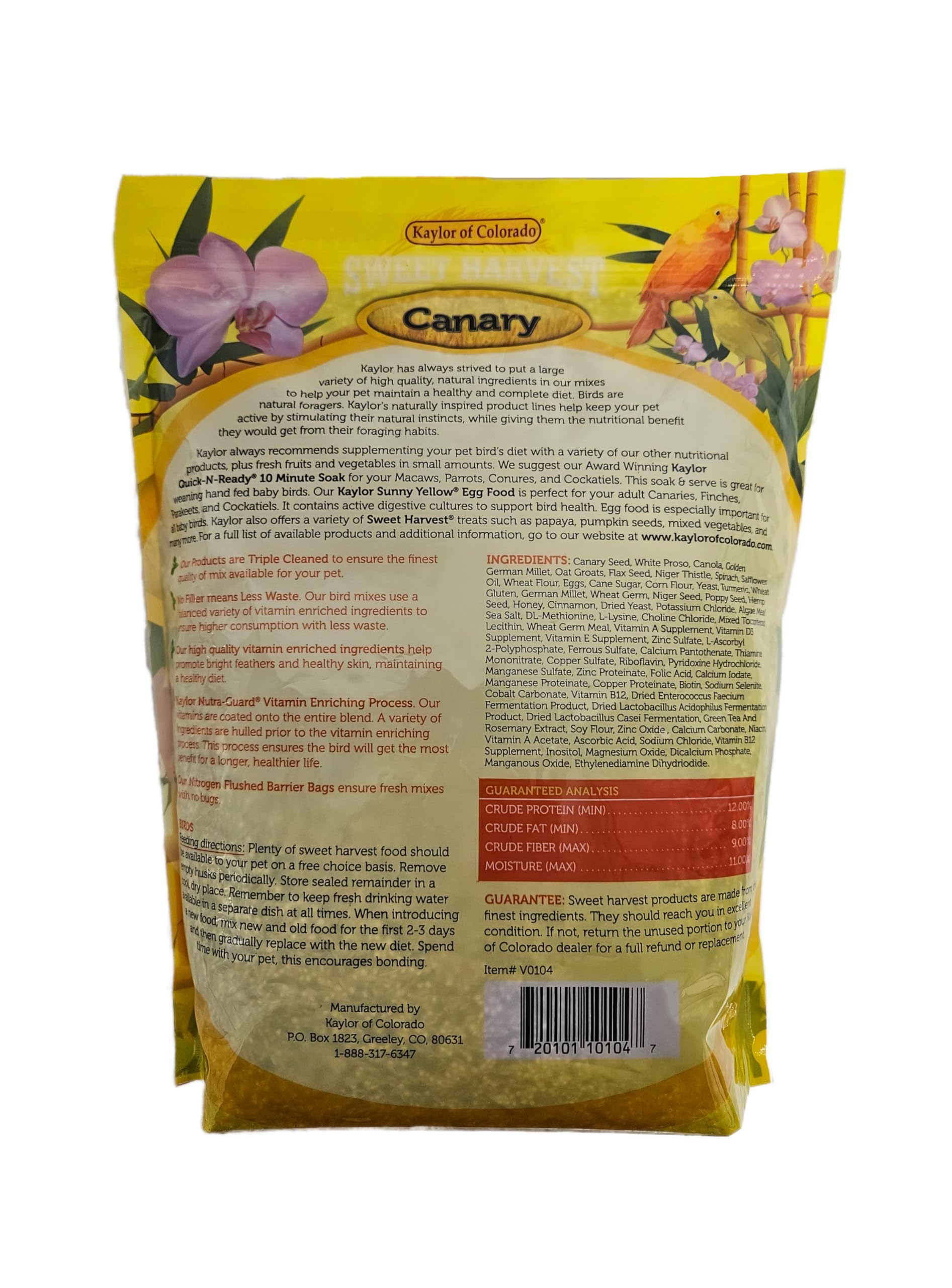 Sweet Harvest nutrient-rich blend image with vibrant seeds and nutrients.