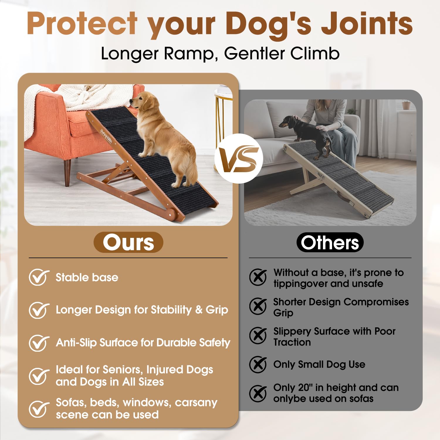 SweetBin car-use ramp supports on-the-go pet loading and unloading.