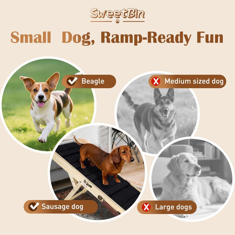 SweetBin non-slip pet stairs provide secure footing on floors.
