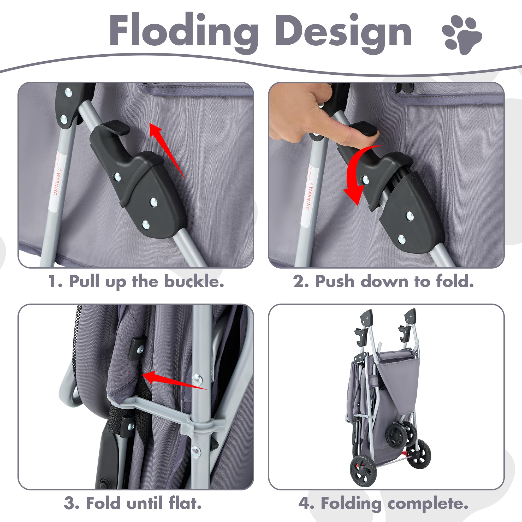 Sweetcrispy stroller safety-leash keeps your pet secure during outings.