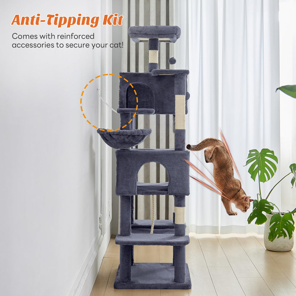 Sweetcrispy 66-inch extended platform for climbing and perching